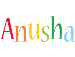 Anusha birthday logo