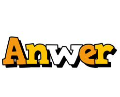 Anwer cartoon logo
