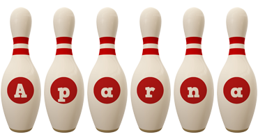 Aparna bowling-pin logo