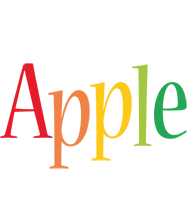 Apple birthday logo