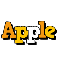Apple cartoon logo