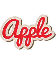Apple chocolate logo