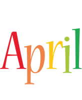 April birthday logo