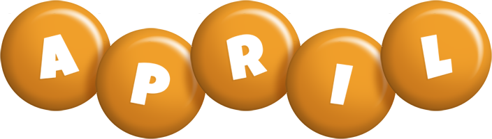 April candy-orange logo