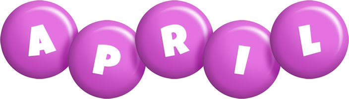 April candy-purple logo