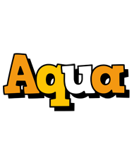 Aqua cartoon logo
