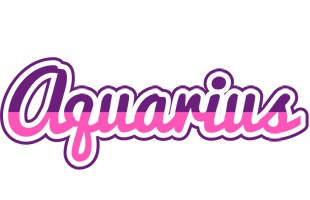 Aquarius cheerful logo