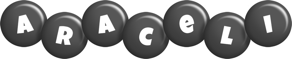 Araceli candy-black logo
