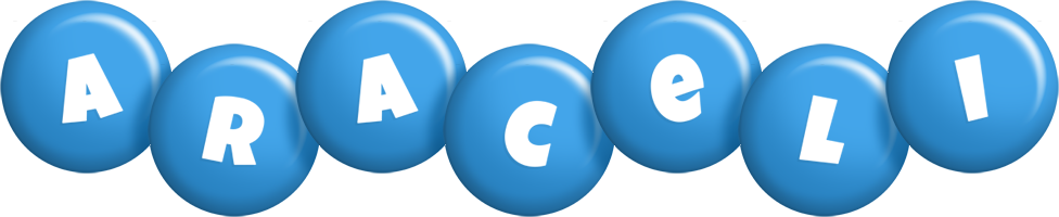 Araceli candy-blue logo