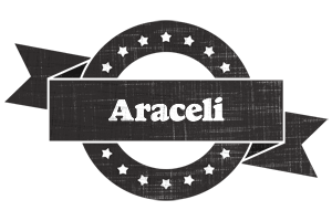 Araceli grunge logo