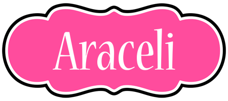 Araceli invitation logo