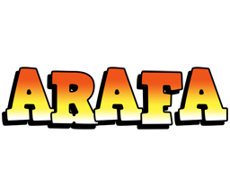 Arafa sunset logo
