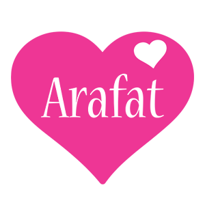 Arafat love-heart logo