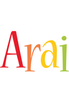 Arai birthday logo