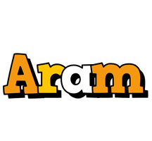 Aram cartoon logo