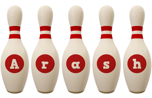 Arash bowling-pin logo