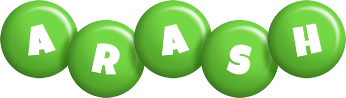 Arash candy-green logo