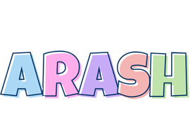 Arash pastel logo