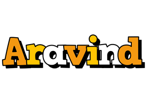Aravind cartoon logo
