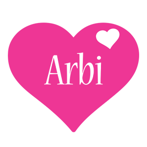 Arbi love-heart logo