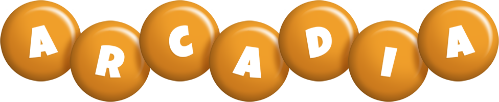 Arcadia candy-orange logo