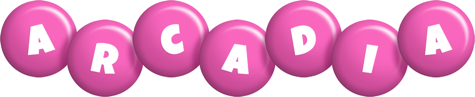 Arcadia candy-pink logo