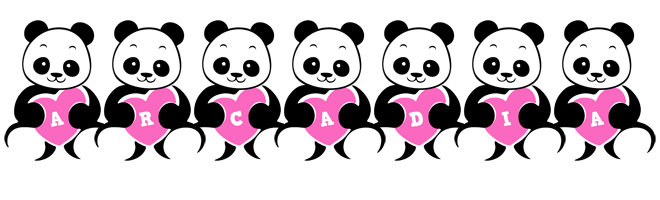 Arcadia love-panda logo
