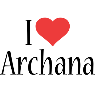Archana i-love logo