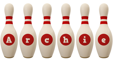 Archie bowling-pin logo