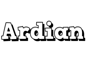 Ardian snowing logo