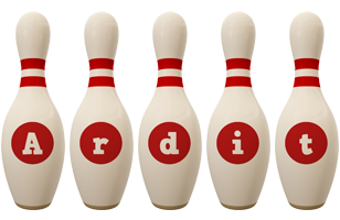 Ardit bowling-pin logo