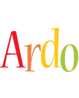 Ardo birthday logo