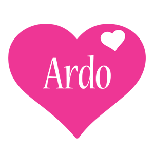 Ardo love-heart logo