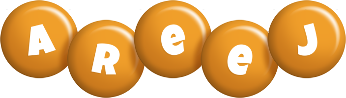 Areej candy-orange logo