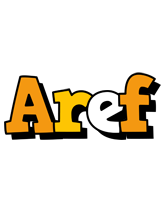 Aref cartoon logo