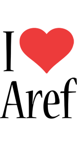 Aref i-love logo