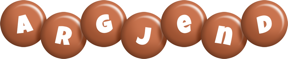 Argjend candy-brown logo