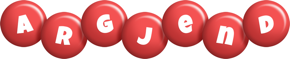 Argjend candy-red logo