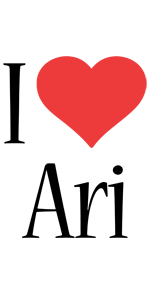 Ari i-love logo