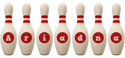 Ariadna bowling-pin logo
