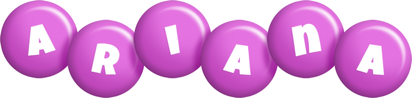 Ariana candy-purple logo