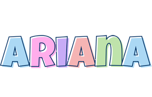 Ariana pastel logo