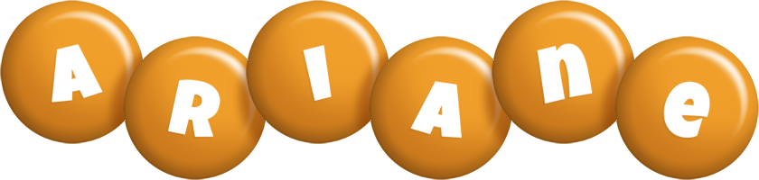 Ariane candy-orange logo