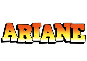 Ariane sunset logo