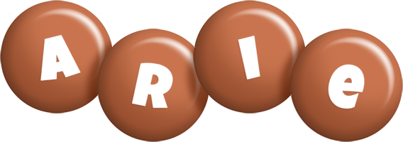 Arie candy-brown logo