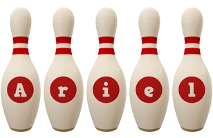 Ariel bowling-pin logo