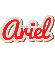 Ariel chocolate logo