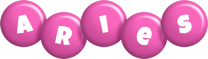 Aries candy-pink logo
