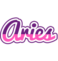Aries cheerful logo