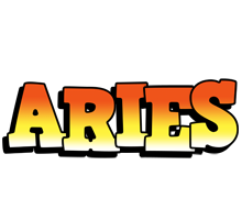 Aries sunset logo